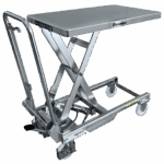 Table élévatrice manuelle inox 304 Bishamon®, 150 kg