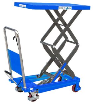 Table élévatrice manuelle double ciseaux, 800 kg