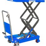 Table élévatrice manuelle double ciseaux, 350 kg