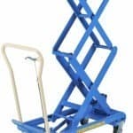 Table élévatrice manuelle Bishamon® double ciseaux, 150 kg