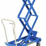 Table élévatrice manuelle Bishamon® double ciseaux, 500 kg
