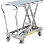 Table élévatrice manuelle inox 304 Bishamon®, 500 kg
