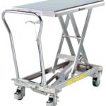 Table élévatrice manuelle inox 304 Bishamon®, 500 kg