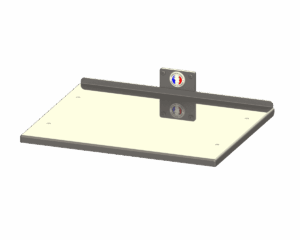 Plateau simple inox pour Moovit et Levfix 300 kg