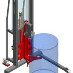 Pince pour fût acier pour gerbeurs 300 kg