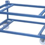 Rouleur de palettes surélevé, 1200 x 800 mm, 1000 kg