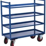 Servante multi-niveaux, 4 plateaux, 400 kg