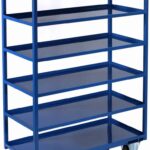 Servante multi-niveaux, 6 plateaux, 400 kg