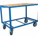 Servante établi, 1 plateau bois médium, 1300 x 800 mm, 500 kg