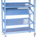 Servante à 5 plateaux inclinables réglables en hauteur, 250 kg