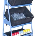 Servante à 3 niveaux inclinables avec 3 bacs, 200 kg