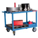 Servante établi, 2 plateaux bois glissnot, 1200 x 800 mm, 1000 kg