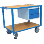 Servante établi équipée, 2 tiroirs, 500 kg