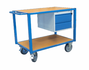 Servante établi équipée, 2 tiroirs, 500 kg