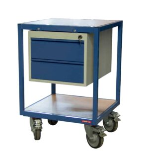 Petite servante établi, 2 tiroirs, 400 kg