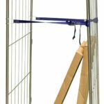 Roll acier zingué, 2 ridelles avec sangle, 660 x 760 mm, 400 kg