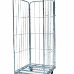Roll acier zingué, 3 ridelles, 660 x 760 mm, 400 kg