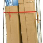 Roll acier zingué, 2 ridelles avec sangle, 1140 x 760 mm, 400 kg