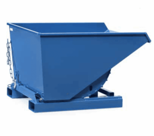 Benne auto-basculante 1200 l, sans roues