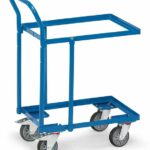 Rouleur de bacs à 2 étages armature ouverte