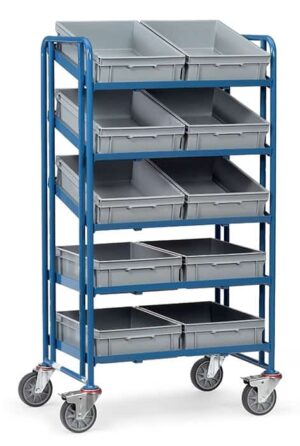Servante pour bacs 1372 - avec 10 bacs