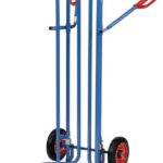 Diable pour pneumatique avec rouleaux de démarrage
