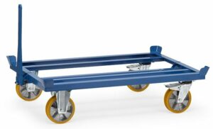 Rouleur de palette pour déplacement en train