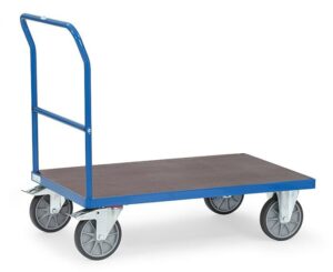 Chariot à dossier de poussée - plateau hydrofuge