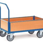 Chariot caisse en bois