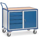 Servante d'atelier 300 kg 4 tiroirs et 1 placard