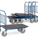 Chariot emboîtable, plateau antidérapant hydrofuge