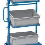 Servante pour bacs 32912 - avec 3 bacs