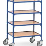Servante pour bacs avec plateaux