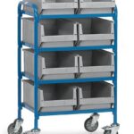 Servante pour bacs 32931 - avec 8 bacs