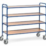 Servante pour bacs avec plateaux