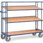 Chariot 3 plateaux (2 inclinables)