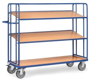 Chariot 3 plateaux (2 inclinables)