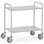 Chariot de bureau 2 plateaux