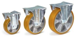 Roue fixe à bandage polyuréthane