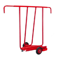 Chariot porte-panneaux 400 kg roues pneumatiques