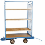 Servante monotrace avec dossiers grillagés, 500 kg