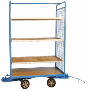 Servante monotrace avec dossiers grillagés, 500 kg