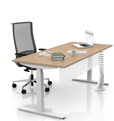 BUREAU SIMPLE FLEX'UP (BL/ACACIA) – Image 2