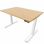 BUREAU SIMPLE FLEX'UP (BL/CHENE CLAIR)