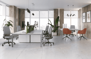 BUREAU SIMPLE OPTIM' (BL / ACACIA) 120x80 – Image 5
