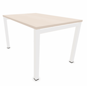 BUREAU SIMPLE OPTIM' (BL / ACACIA) 120x80