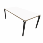 BUREAU DROIT PARIS DIRECTION (AN / BLANC / WALNUT AMBRE)