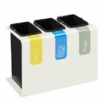 Corbeille de tri sélectif 3x15l yc 5 stickers