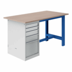 Etabli SI pour Coffre h675 Fixe - Plateau Multiplis bois MH24 l2000 p750 Départ