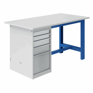 Etabli SI pour Coffre h675 Fixe - Plateau Stratifié antistatique ESD ESD30 l1200 p1000 Départ